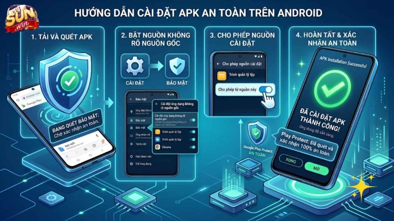 Hướng Dẫn Tải & Cài Đặt Sunwin APK Cho Android Không Lỗi ☑️ Hướng Dẫn Tải & Cài Đặt Sunwin APK Cho Android Không Lỗi ☑️